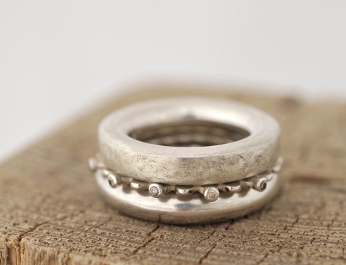 Ring Silber Brillanten